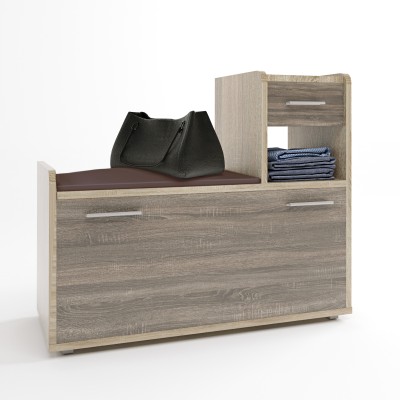 Тумба для обуви Эверест Тандем  сонома/трюфель 