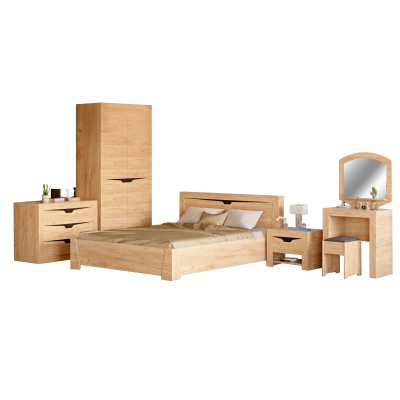 Спальня Еверест Liberty Комплект №1 дуб крафт золотий