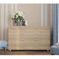 Комод для речей К-4 Еверест 130х38х73 дуб сонома