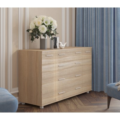 Комод для речей К-4 Еверест 130х38х73 дуб сонома Комод для речей К-4 Еверест 130х38х73 дуб сонома