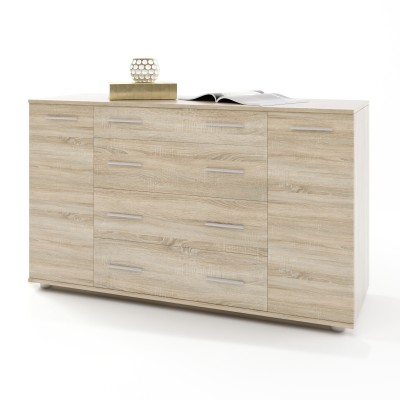 Комод для речей К-4 Еверест 130х38х73 дуб сонома Комод для речей К-4 Еверест 130х38х73 дуб сонома