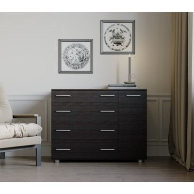 Комод для спальни Эверест с 4-мя ящиками К-3 100х38х73 венге темный 