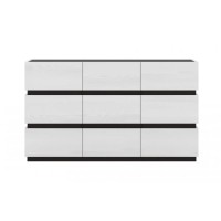 Комод у спальню Гербор Лайер KOM2D3S Венге магія/Ясен сніжний