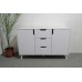 Комод в гостиную с черными ножками М-ЗОН Борн 1200 Нимфея Альба   - фото 6