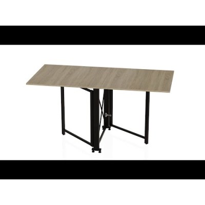 Стол-книга трансформер Орион 2 Ferrum-decor 750x1520x730 Черный металл ДСП Дуб Сонома 16 мм (FRD-104586) Стол-книга трансформер Орион 2 Ferrum-decor 750x1520x730 Черный металл ДСП Дуб Сонома 16 мм (FRD-104586)