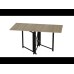 Стол-книга трансформер Орион 2 Ferrum-decor 750x1520x730 Черный металл ДСП Дуб Сонома 16 мм (FRD-104586) - фото 3