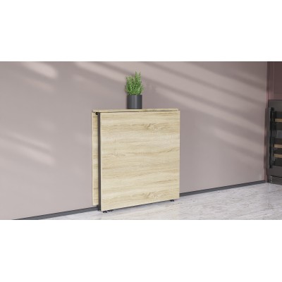 Стол-книга трансформер Орион 2 Ferrum-decor 750x1520x730 Черный металл ДСП Дуб Сонома 16 мм (FRD-104586) Стол-книга трансформер Орион 2 Ferrum-decor 750x1520x730 Черный металл ДСП Дуб Сонома 16 мм (FRD-104586)