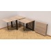 Стол-книга трансформер Орион 2 Ferrum-decor 750x1520x730 Черный металл ДСП Дуб Сонома 16 мм (FRD-104586) - фото 8