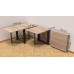 Стол-книга трансформер Орион 2 Ferrum-decor 750x1520x730 Черный металл ДСП Дуб Сонома 16 мм (FRD-104586) - фото 4