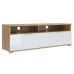 Тумба под телевизор ВМК (БРВ) Злата RTV2S Дуб тахо/Белый матовый (GRB-1959) - фото 6