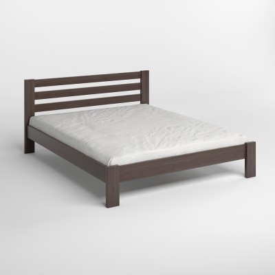 Двуспальная деревянная кровать Mebigrand Колумбия Венге 160х200 см (MBG-3318) Двуспальная деревянная кровать Mebigrand Колумбия Венге 160х200 см (MBG-3318)
