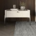 Тумба прикроватная LION Wood с одним ящиком Бетон style (черные ножки) (LION-041309) - фото 1