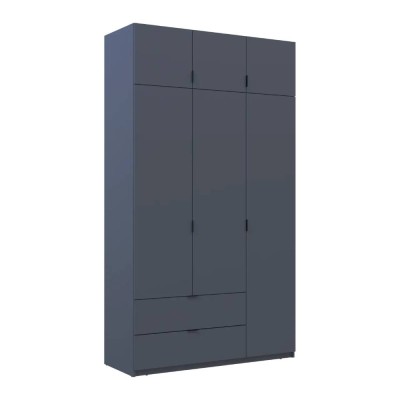 Шафа розпашна з антресоллю Doros Лукас 135х50х240 см Графіт (DRS-011654) Шафа розпашна з антресоллю Doros Лукас 135х50х240 см Графіт (DRS-011654)