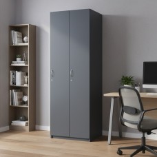 Шафка в роздягальню на 2-і секції Doros 60х52х180 Графіт (DRS-011221)