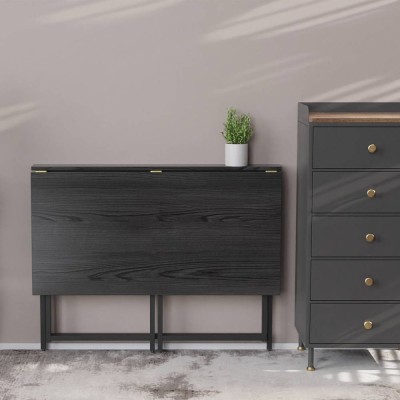 Розкладний стіл Моріс Ferrum-decor 750x1000x600 Чорний метал ДСП Сосна Кембра 16 мм (FRD-104671) Розкладний стіл Моріс Ferrum-decor 750x1000x600 Чорний метал ДСП Сосна Кембра 16 мм (FRD-104671)