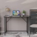 Розкладний стіл Моріс Ferrum-decor 750x1000x600 Чорний метал ДСП Сосна Кембра 16 мм (FRD-104671) - фото 6