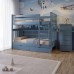 Двухъярусная детская кровать Mebigrand Скандинавия Мини Синий с ящиками (S 7010 R 90B) 90х190 см (MBG-2359) - фото 1