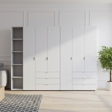 Комплект шкафов для одежды Doros Гелар  270,6х49,5х203,4 см Белый