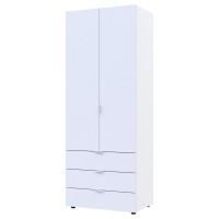 Шкаф распашной для одежды Doros Гелар 77,5х49,5х203,4 см Белый
