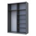 Шафа-купе двохдверна Doros G-Caiser 160х60х240 см Графіт/2 Дзеркала (DRS-011028) - фото 3