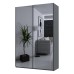 Шафа-купе двохдверна Doros G-Caiser 160х60х240 см Графіт/2 Дзеркала (DRS-011028) - фото 2