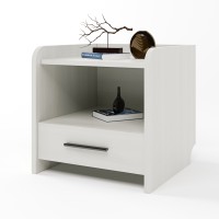 Тумба біля ліжка Еверест Т-1 40х40х40 німфея альба (білий) (EVR-2465)