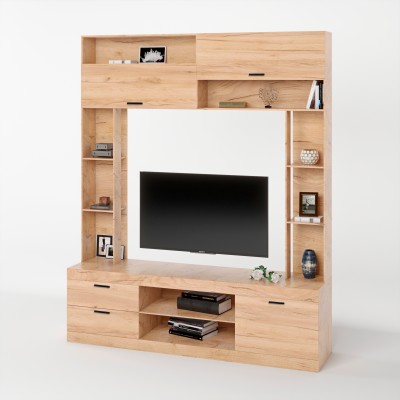 Стінка у вітальню Еверест Соната дуб крафт золотий Стінка у вітальню Еверест Соната дуб крафт золотий