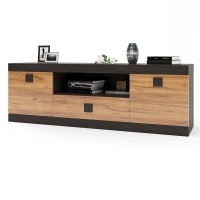 Тумба Еверест ТВ 1500 Соната 150х38х50 венге темний/дуб крафт золотий (EVR-2263)