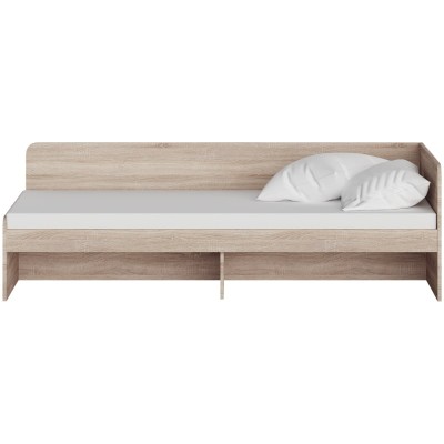 Односпальне ліжко Еверест Соната-800 (без ящиків) 80х190 см дуб сонома