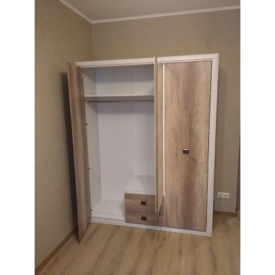 Шафа розпашна з дзеркалом ВМК (БРВ) Коен 2 SZF3D2S Сосна арізонська/Дуб корабельний