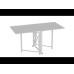 Стол-книга трансформер Орион 2 Ferrum-decor 750x1520x730 Белый металл ДСП Белое 16 мм (FRD-104590) - фото 8