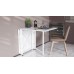 Стол-книга трансформер Орион 2 Ferrum-decor 750x1520x730 Белый металл ДСП Белое 16 мм (FRD-104590) - фото 2