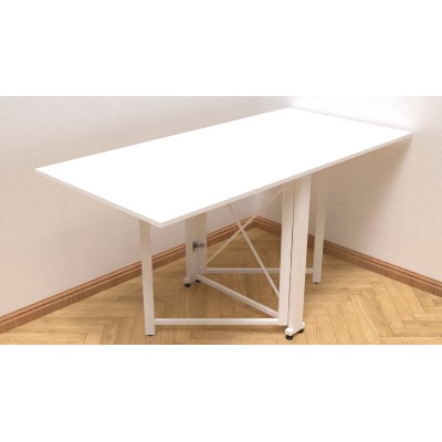 Стіл-книга трансформер Оріон 2 Ferrum-decor 750x1520x730 Білий метал ДСП Біле 16 мм (FRD-104590) Стіл-книга трансформер Оріон 2 Ferrum-decor 750x1520x730 Білий метал ДСП Біле 16 мм (FRD-104590)