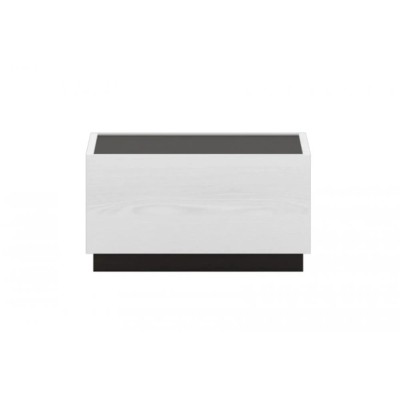 Тумба нічна Гербор Лайер KOM1S Венге магія/Ясен сніжний