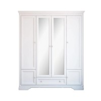 Шкаф для одежды в спальню Гербор Клео 4d/1s Белый (GRB-1417)