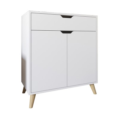 Комод у вітальню з ніжками в кольорі Горіх світлий М-ЗОН Борн 750 Німфеа Альба Комод у вітальню з ніжками в кольорі Горіх світлий М-ЗОН Борн 750 Німфеа Альба