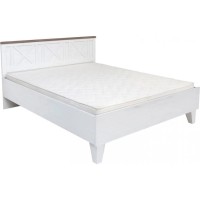 Ліжко двоспальне з основою під матрац Гербор Тіна LOZ180 180x200 см Сосна каньйон/Дуб сонома трюфель 