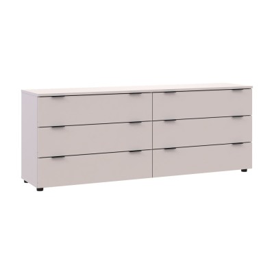 Комод Doros Рон 9 Кашемір 6 скриньок 160х38х62 (DRS-011779)