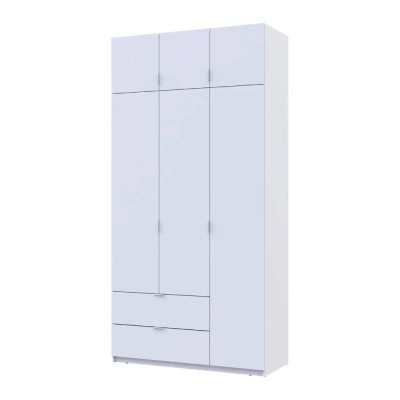 Шкаф распашной с антресолью Doros Лукас 120х50х240 см Белый (DRS-011649)