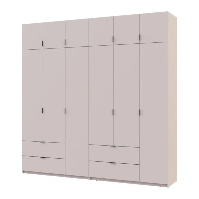 Комплект шкафов для одежды Doros Лукас (2 шт.) 240х50х240 см Кашемир (DRS-011713) Комплект шкафов для одежды Doros Лукас (2 шт.) 240х50х240 см Кашемир (DRS-011713)