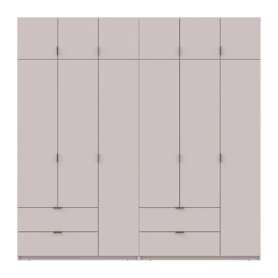 Комплект шкафов для одежды Doros Лукас (2 шт.) 240х50х240 см Кашемир (DRS-011713) Комплект шкафов для одежды Doros Лукас (2 шт.) 240х50х240 см Кашемир (DRS-011713)