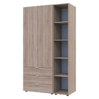 Комплект шаф для одягу Doros Гелар (2 шт.) 115,7х49,5х203,4 см Дуб сонома