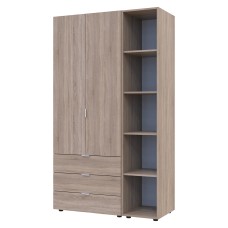 Комплект шаф для одягу Doros Гелар (2 шт.) 115,7х49,5х203,4 см Дуб сонома
