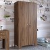 Шкаф распашной двухдверный в детскую комнату 900х450х1900 LION Инди Дуб Ливорно (LION-041580) - фото 1