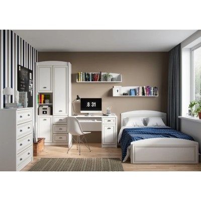 Комплект модульний у спальню Гербор Салерно N100004 Білий