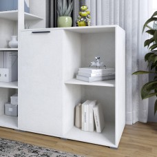 Тумба однодверна LION Краш 82x43x86 см Бетон style 