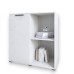 Тумба однодверна LION Краш 82x43x86 см Бетон style - фото 2