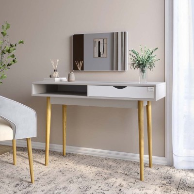 Письмовий стіл LION Сканді-1 Німфея Альба (білий)/Кашемір