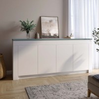 Великий комод LION Ларрі-1 Німфея альба/Граніт Сірий