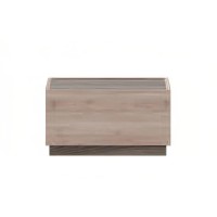 Тумба прикроватная Гербор Лайер KOM1S Дуб сонома трюфель/Дуб санремо светлый (GRB-1366)
